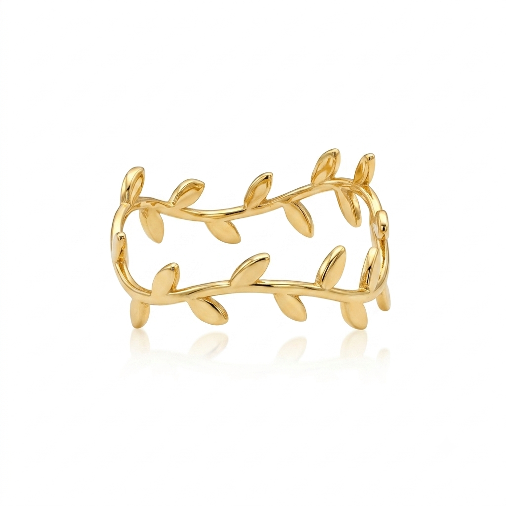 Brindille d'OR, bague en or 18 carats — Riana Jewelry