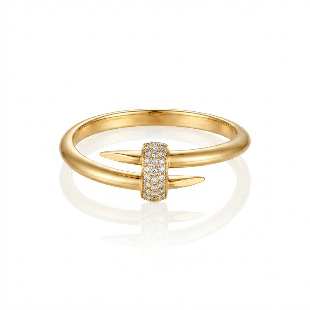 Hypnose, bague en or 18 carats — Riana Jewelry
