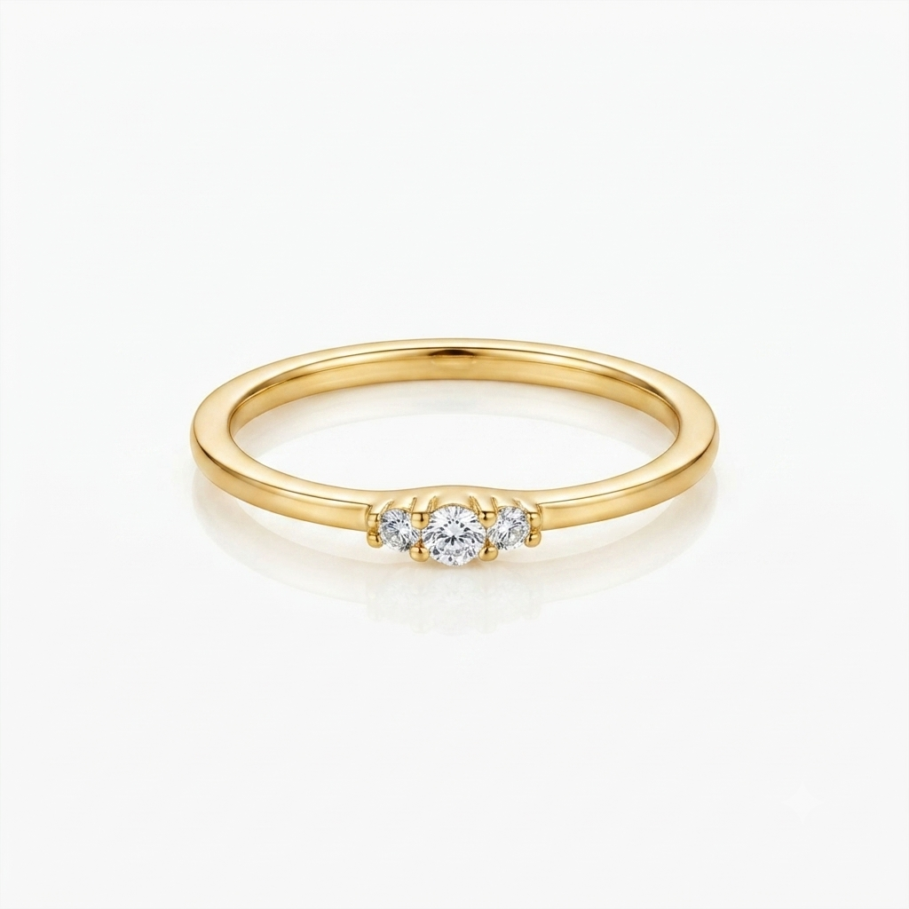 Idole, bague en or 18 carats — Riana Jewelry