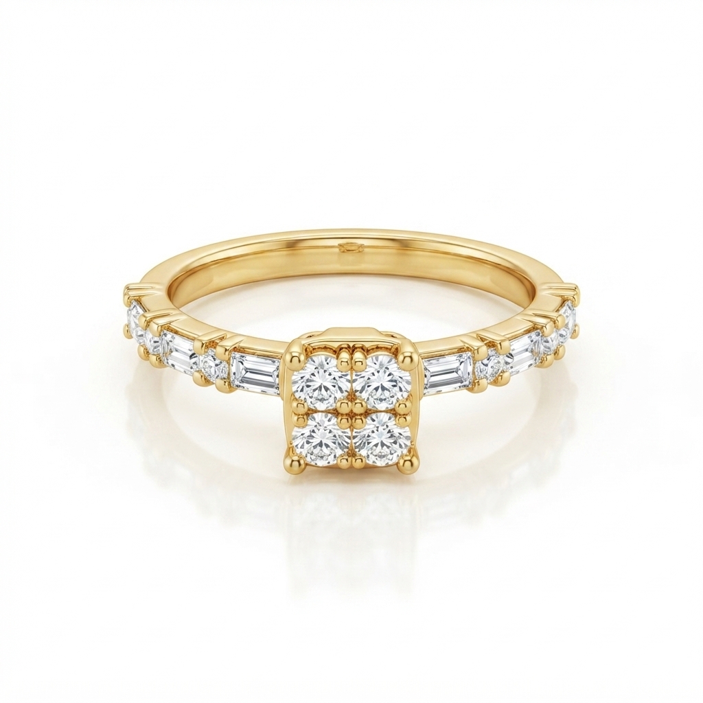 Marry Me, bague en or 18 carats — Riana Jewelry
