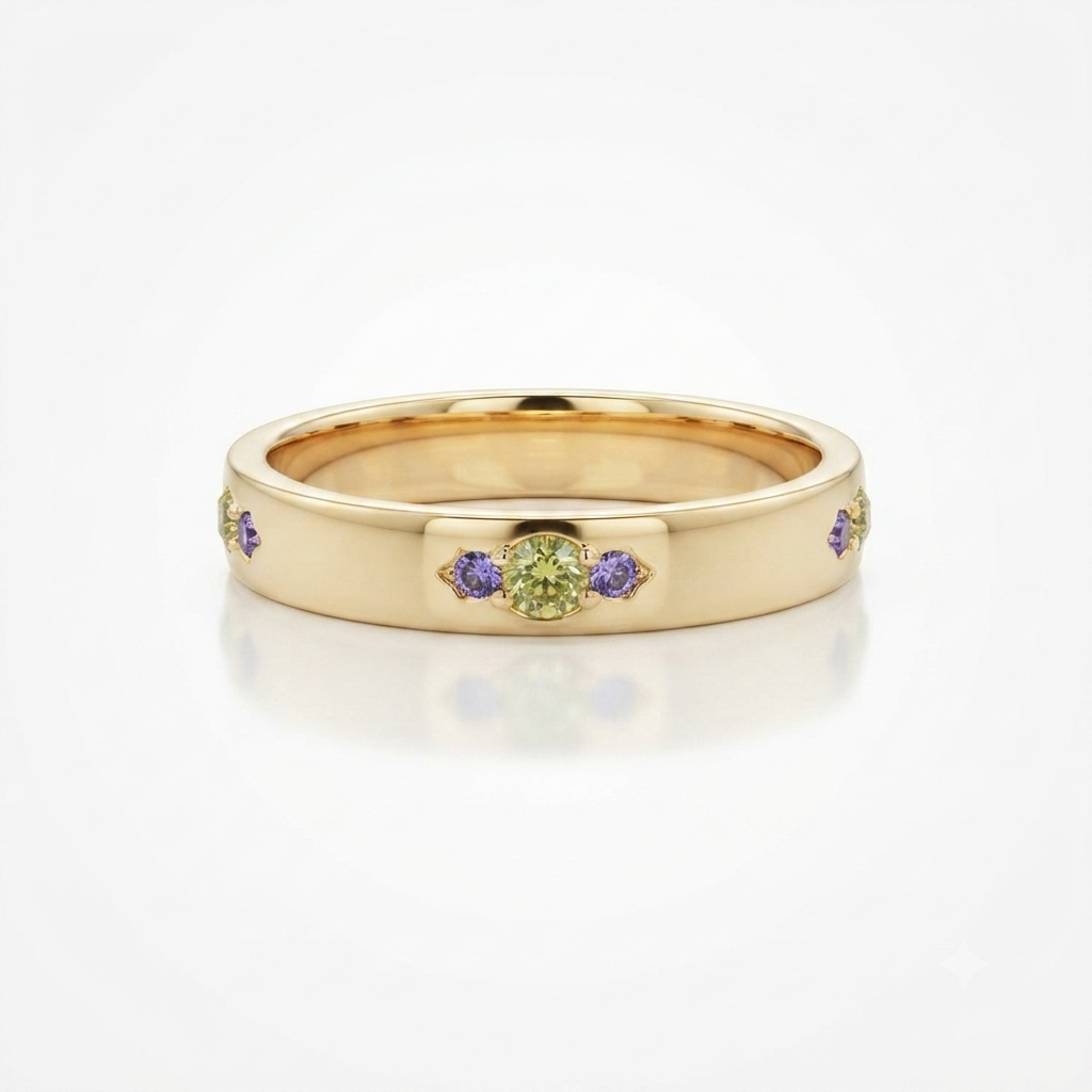 Ever, bague en or 18 carats et diamants — Riana Jewelry