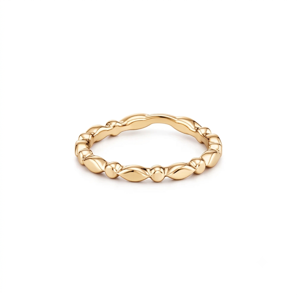 Pluma, bague en or 18 carats et diamants — Riana Jewelry