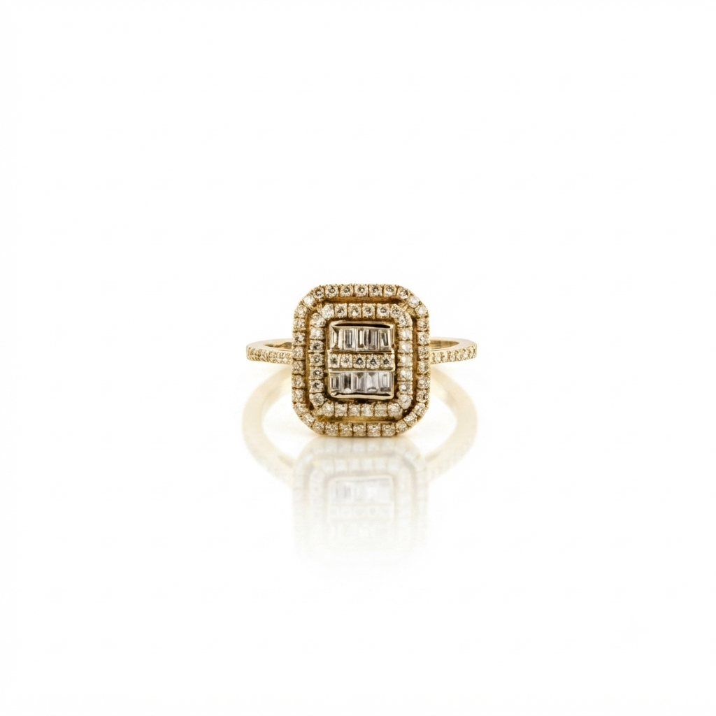 Princesse Des Nuits, bague en or 18 carats et diamants — Riana Jewelry