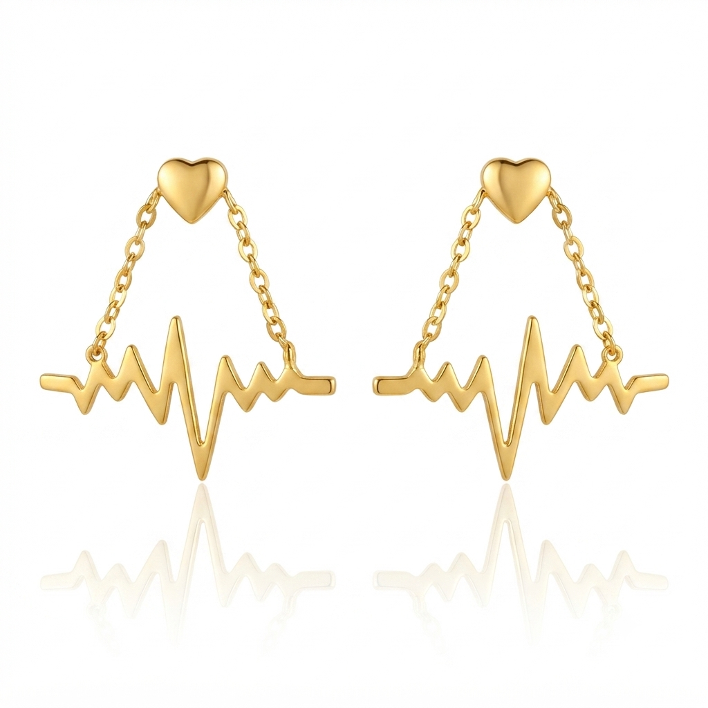 Pulsamor, boucles d'oreilles en or 18 carats — Riana Jewelry