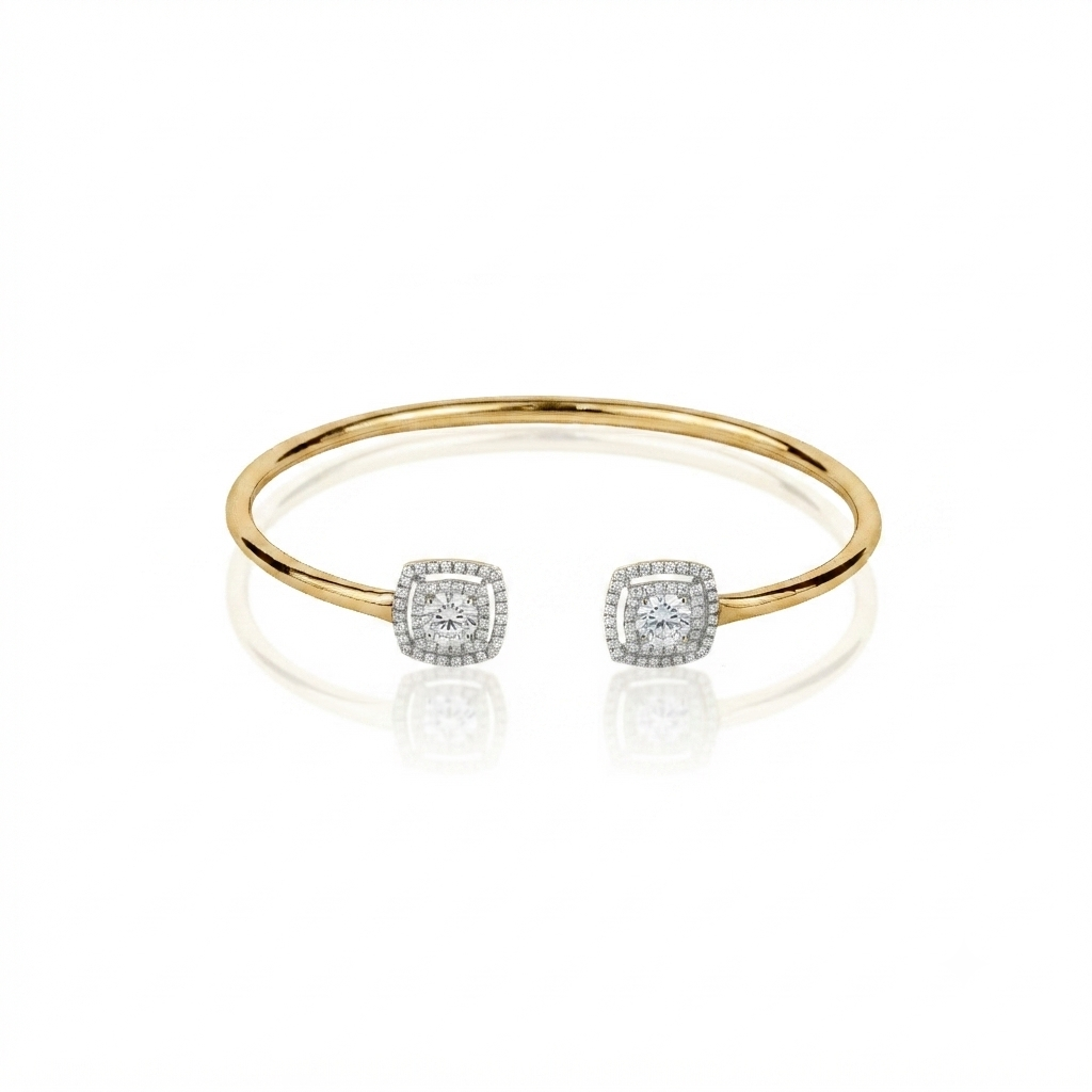 BR-216 Harmonia, bracelet en or 18 carats — Riana Jewelry